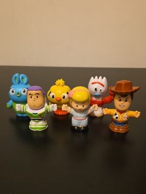Little People Toy Story Woody Bo-Peep Buzz Bunny Ducky Forky